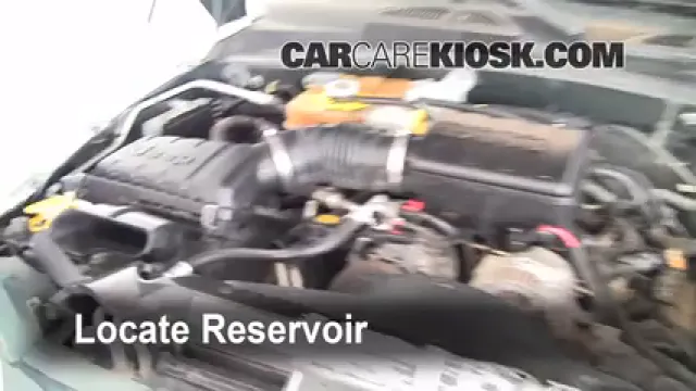 2002 Jeep Liberty Limited 3.7L V6 Windshield Washer Fluid Add Fluid